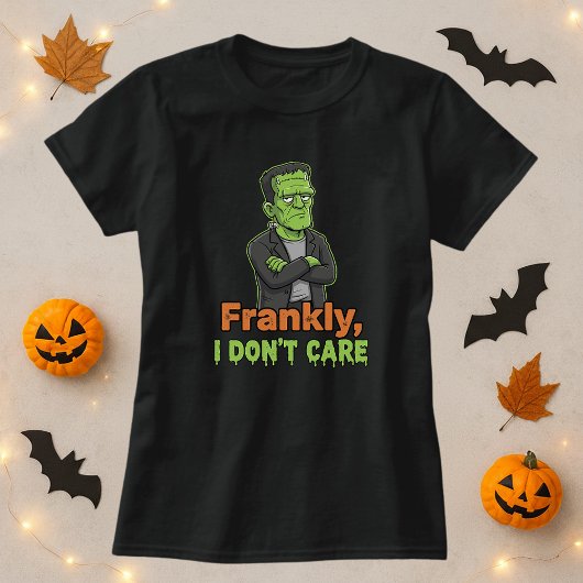 ハロウィーンの気分を盛り上げる大胆なジョーク Tシャツ