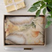 ハロウィーンの水の色リスのカボチャのデコパージュ 薄葉紙 (ギフト)