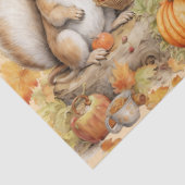 ハロウィーンの水の色リスのカボチャのデコパージュ 薄葉紙 (詳細)