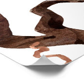 ハロウィーンの水の色幽霊のよく出る：家のパターン。 ポスター (角)