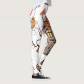 ハロウィーンの水の色幽霊のよく出る：家のパターン。 レギンス (右)