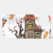 ハロウィーンの水の色幽霊のよく出る：家のパターン。 Case-Mate iPhoneケース (裏面 (横))