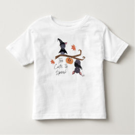 ハロウィーンの水彩こうもり トドラーTシャツ