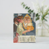 ハロウィーンの注意事項 ポストカード (スタンド正面)