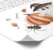 ハロウィーンの深夜おむつ ポスター (角)