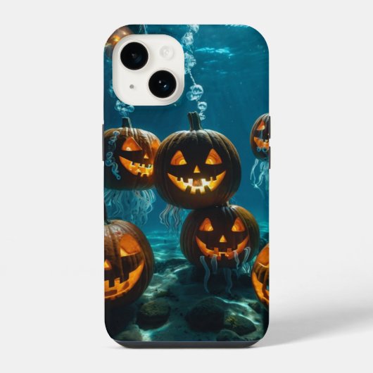 ハロウィーンの深海 iPhoneケース (裏面)