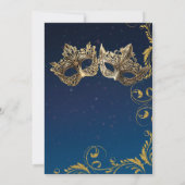 ハロウィーンの満月の仮面舞踏会 招待状 (裏面)