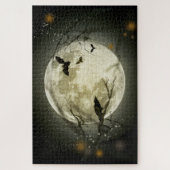 ハロウィーンの満月 ジグソーパズル (縦)