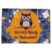 ハロウィーンの準備が整った ラージペーパーバッグ (裏面)