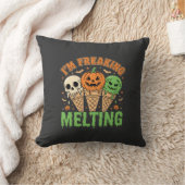 ハロウィーンの溶けるアイス クッション (ブランケット)