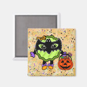 ハロウィーンの漬物 |ホリデーピックル マグネット (正面/裏面)