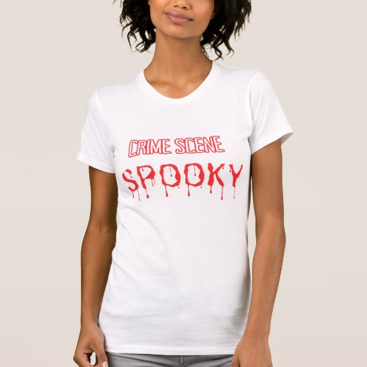 ハロウィーンの犯罪現場… Tシャツ (正面)