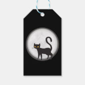 ハロウィーンの猫 ギフトタグ (正面)