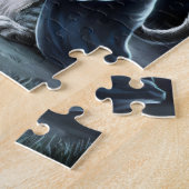 ハロウィーンの猫。 ジグソーパズル (側面)