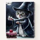 ハロウィーンの猫。 ノートブック (裏面)