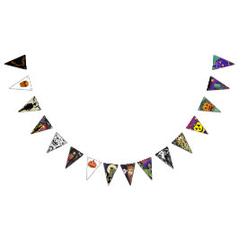 ハロウィーンの生き物が多い バンティングフラッグ