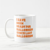 ハロウィーンの用意ができた コーヒーマグカップ (左)