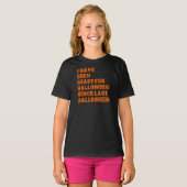 ハロウィーンの用意ができた Tシャツ (正面フル)