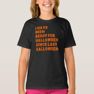 ハロウィーンの用意ができた Tシャツ