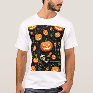 ハロウィーンの男性Tシャツ Tシャツ
