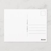 ハロウィーンの町はがき ポストカード (裏面)