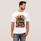 ハロウィーンの町 Tシャツ (正面フル)