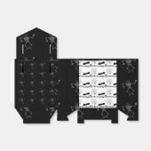 ハロウィーンの白黒トリートボック子供へス フェイバーボックス (折り畳みなし)