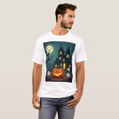 ハロウィーンの白Tシャツ Tシャツ (正面フル)