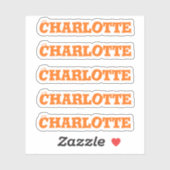 ハロウィーンの目 |カボチャの色名シール シール (シート)