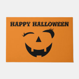 ハロウィーンの目 ドアマット