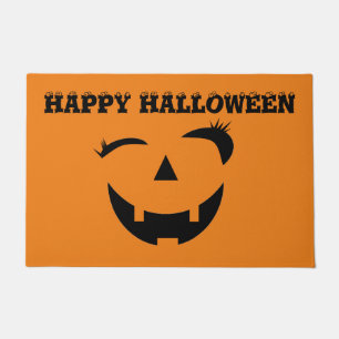 ハロウィーンの目 ドアマット