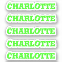 ハロウィーンの目 |ネオングリーン名ステッカー