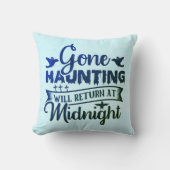 ハロウィーンの真夜中に忘れ去られて クッション (正面)