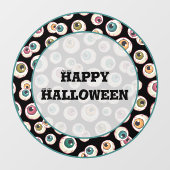 ハロウィーンの眼球 ウィンドウサイン (シート)