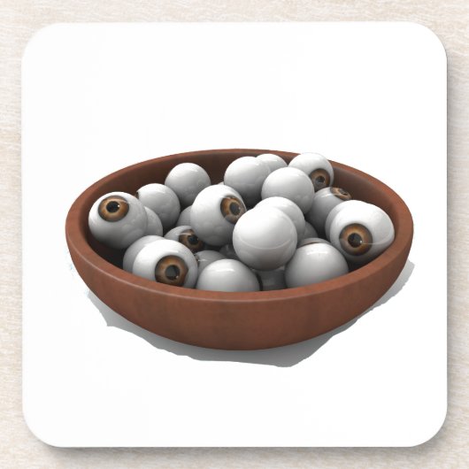 ハロウィーンの眼球 コースター (正面)