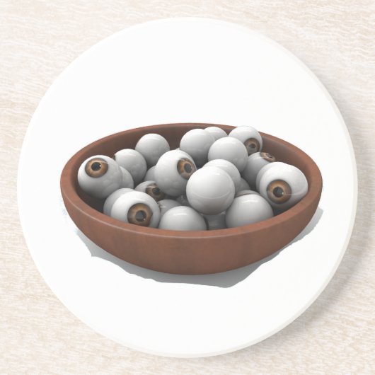 ハロウィーンの眼球 コースター (正面)