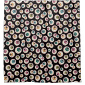 ハロウィーンの眼球 シャワーカーテン (正面)