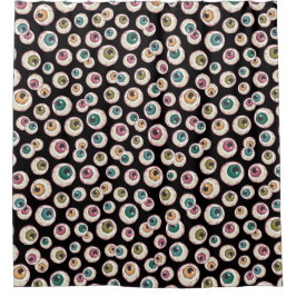 ハロウィーンの眼球 シャワーカーテン