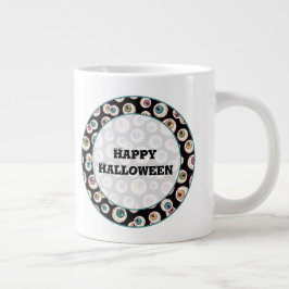ハロウィーンの眼球 ジャンボコーヒーマグカップ