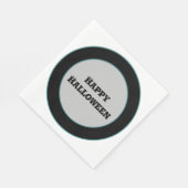 ハロウィーンの眼球 スタンダードランチョンナプキン (角)