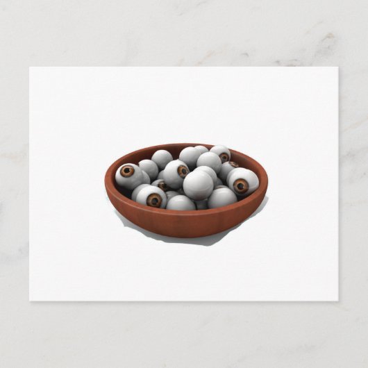 ハロウィーンの眼球 ポストカード (正面)