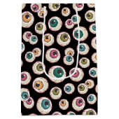 ハロウィーンの眼球 ミディアムペーパーバッグ (裏面)