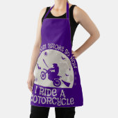 ハロウィーンの箒が壊れたので、私はバイクに乗る エプロン (インサイチュ)