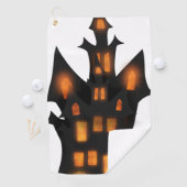 ハロウィーンの精神でティーオフ：ゴルフタオル ゴルフタオル (インサイチュ)