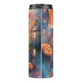 ハロウィーンの素晴らしいダンとカボチャ怖い タンブラー (裏面)