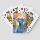 ハロウィーンの素晴らしいダンとカボチャ怖い トランプ (裏面)