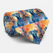 ハロウィーンの素晴らしいダンとカボチャ怖い ネクタイ (ロール)