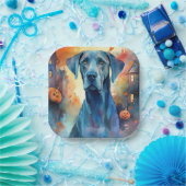 ハロウィーンの素晴らしいダンとカボチャ怖い ペーパープレート (パーティー)