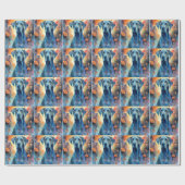 ハロウィーンの素晴らしいダンとカボチャ怖い ラッピングペーパー (フラット)