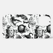 ハロウィーンの継ぎ目のないパターンをスケッチ Case-Mate iPhoneケース (裏面 (横))